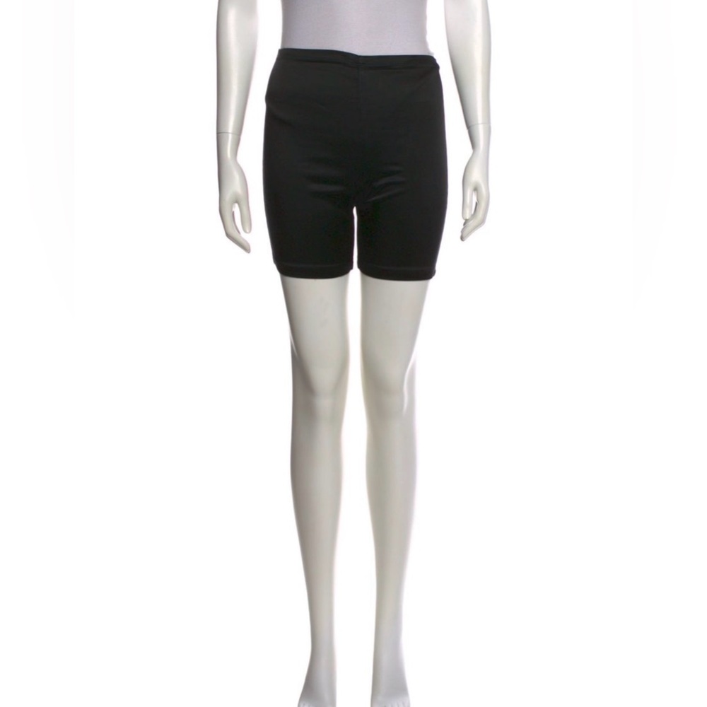Are you am I black mini shorts